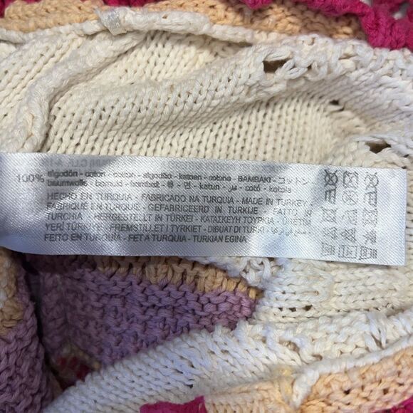 ZARA Crochet Knit Cotton Heart Croo Tank Top-S - Picture 9 of 9